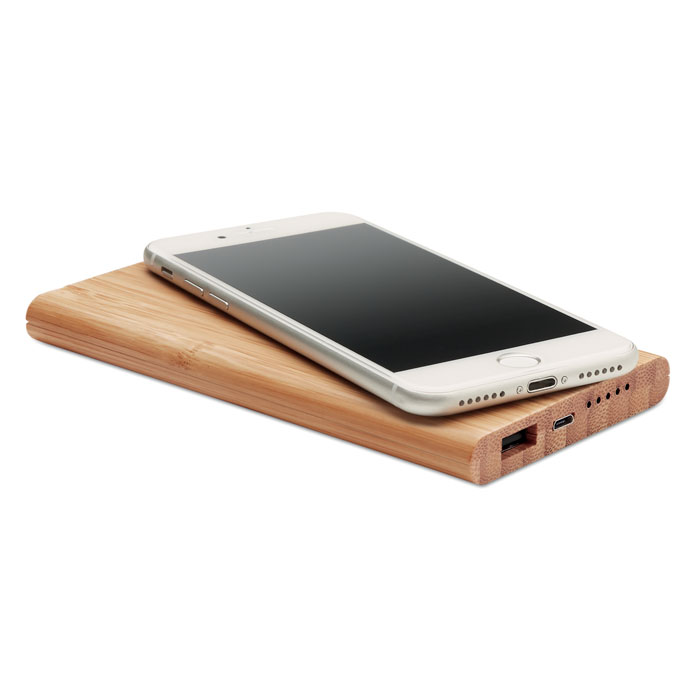 Bamboo powerbank XL | Eco gift